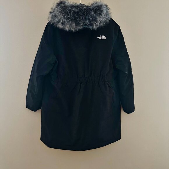 The North Face Women’s 2XL Arctic Parka Coat 600 Down Fill Black Jacket - Picture 9 of 16